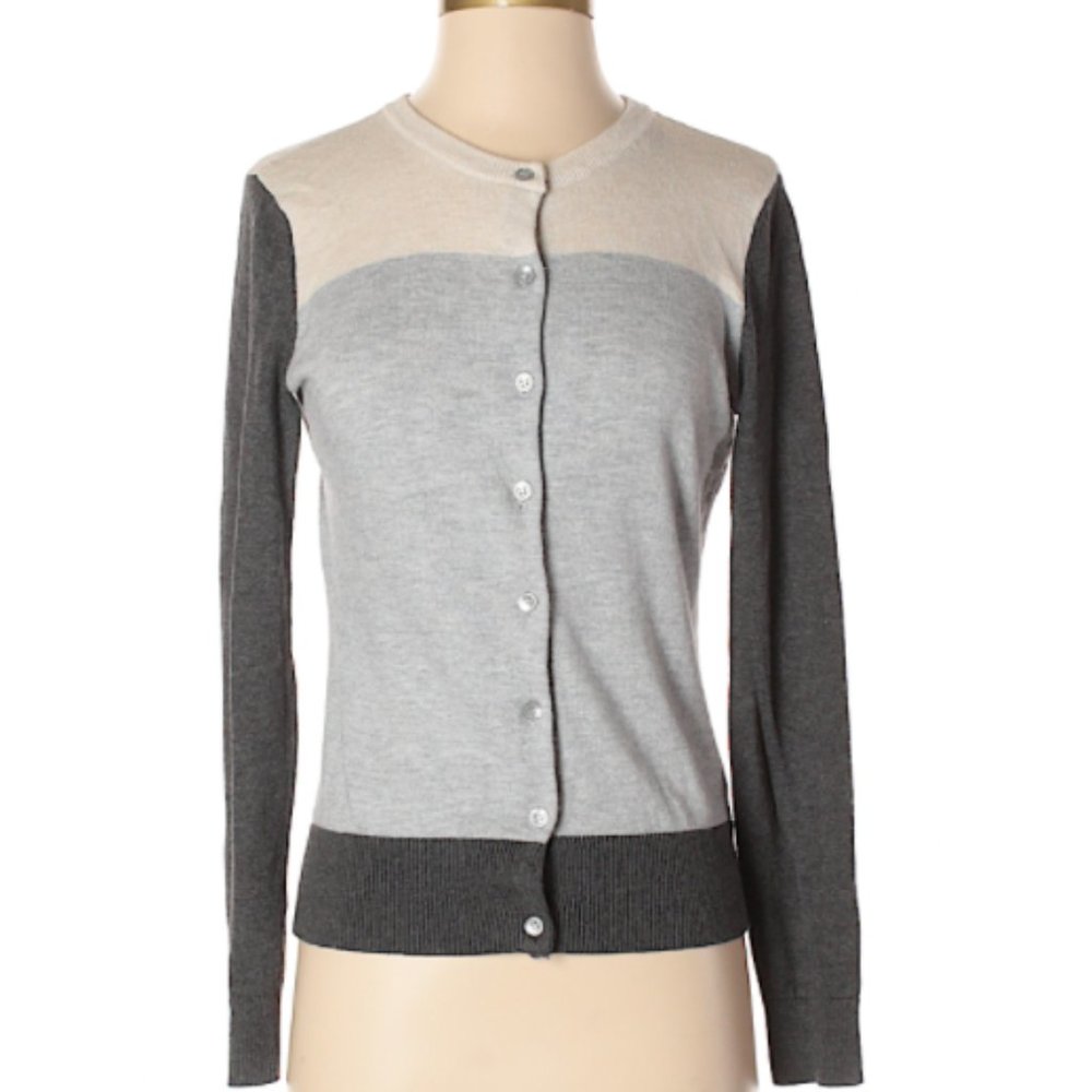JC Penny Color Block Cardigan